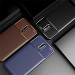 Per la custodia in TPU antiurto con struttura in fibra di carbonio NOKIA 2.3, For NOKIA 2.3