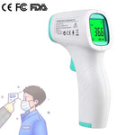 Termometro digitale LCD senza contatto Termometro per il corpo frontale a infrarossi portatile per febbre con misurazione LCD per portabambino per adulti, LCD Digital