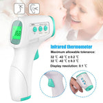 Termometro digitale LCD senza contatto Termometro per il corpo frontale a infrarossi portatile per febbre con misurazione LCD per portabambino per adulti, LCD Digital