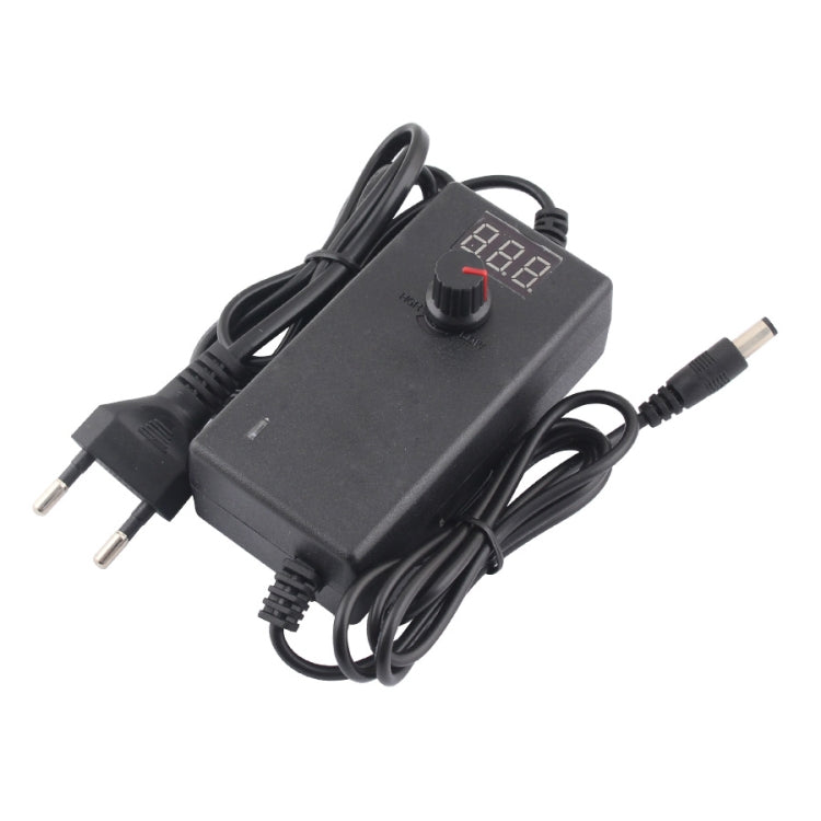 Adattatore di alimentazione a tensione regolabile da CA a CC Caricatore di commutazione dell'alimentazione dello schermo di visualizzazione dell'alimentatore universale, US 3V-12V 2A, EU 3V-12V 2A, US 9V-24V 1A, EU 9V-24V 1A, US 3-24V 1A, EU 3-24V 1A