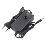 Adattatore di alimentazione a tensione regolabile da CA a CC Caricatore di commutazione dell'alimentazione dello schermo di visualizzazione dell'alimentatore universale, US 3V-12V 2A, EU 3V-12V 2A, US 9V-24V 1A, EU 9V-24V 1A, US 3-24V 1A, EU 3-24V 1A
