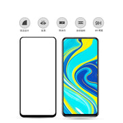 Per Xiaomi Redmi Note 9s mocolo 0.33mm 9H 2.5D Pellicola in vetro temperato a colla completa, For Xiaomi Redmi Note 9s