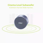 EWA A3 Mini Altoparlanti 8W 3D Stereo Music Surround Altoparlanti Bluetooth senza fili Portatile Sonud Bass Supporto TF Cards USB