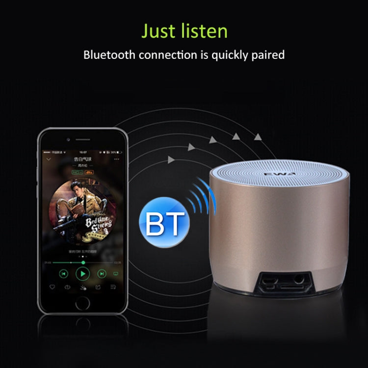 EWA A3 Mini Altoparlanti 8W 3D Stereo Music Surround Altoparlanti Bluetooth senza fili Portatile Sonud Bass Supporto TF Cards USB