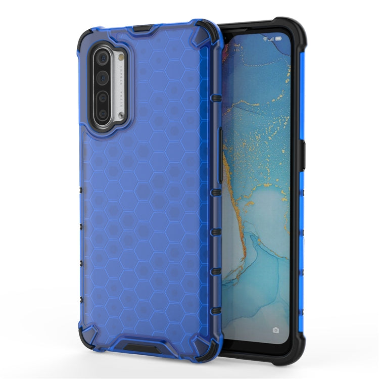 Per OPPO Reno3 Custodia antiurto per PC + TPU a nido d'ape, For OPPO Reno3 5G