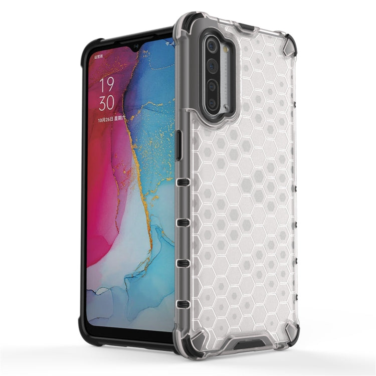 Per OPPO Reno3 Custodia antiurto per PC + TPU a nido d'ape, For OPPO Reno3 5G
