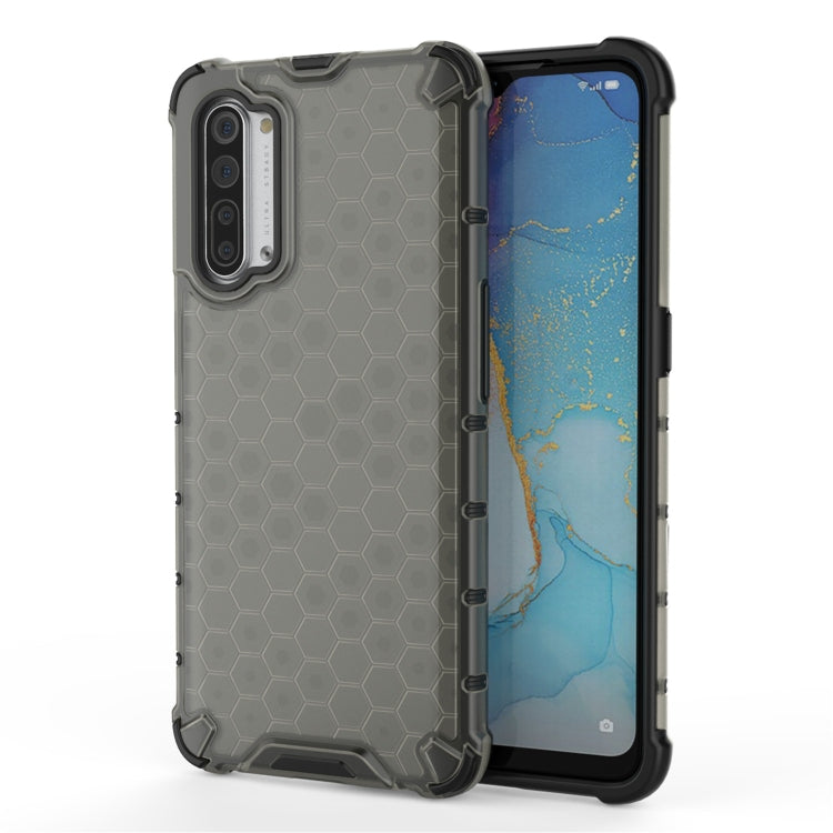 Per OPPO Reno3 Custodia antiurto per PC + TPU a nido d'ape, For OPPO Reno3 5G