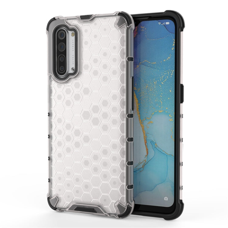 Per OPPO Reno3 Custodia antiurto per PC + TPU a nido d'ape, For OPPO Reno3 5G