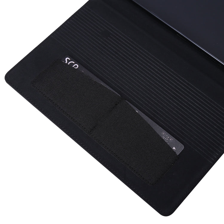 Custodia protettiva piatta in tessuto + TPU con clip per biglietti da visita, For Huawei Matepad Pro 10.8