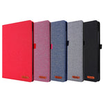 Custodia protettiva piatta in tessuto + TPU con clip per biglietti da visita, For Huawei Matepad Pro 10.8