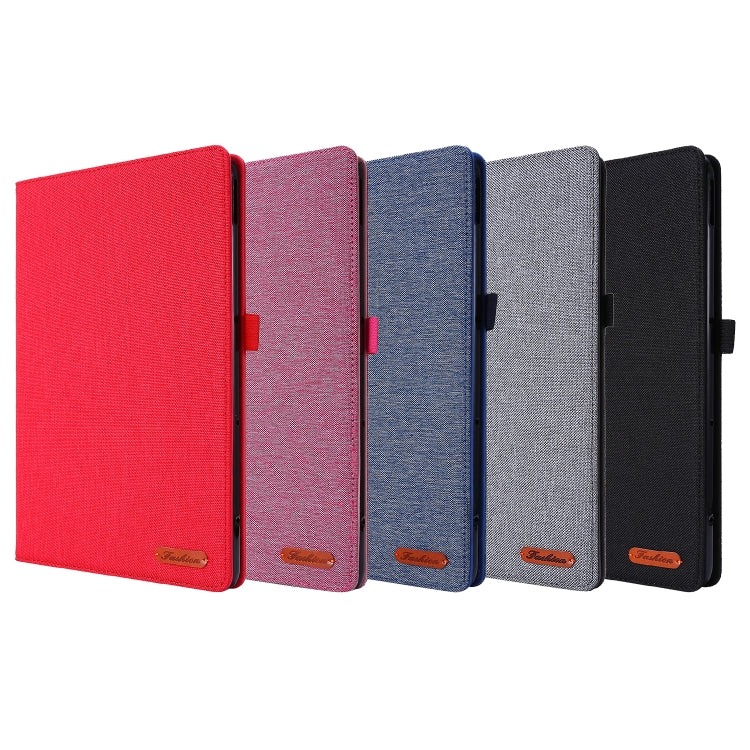 Custodia protettiva piatta in tessuto + TPU con clip per biglietti da visita, For Huawei Matepad Pro 10.8