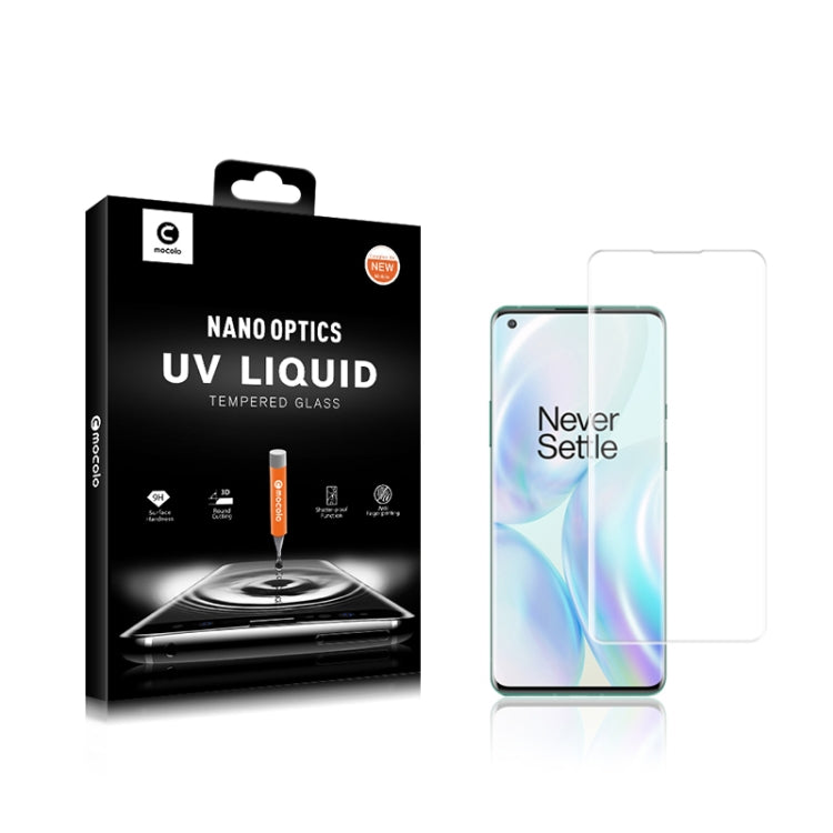 mocolo 9H Pellicola per schermo UV a schermo intero 3D, For OnePlus 8, For OnePlus 8 Pro