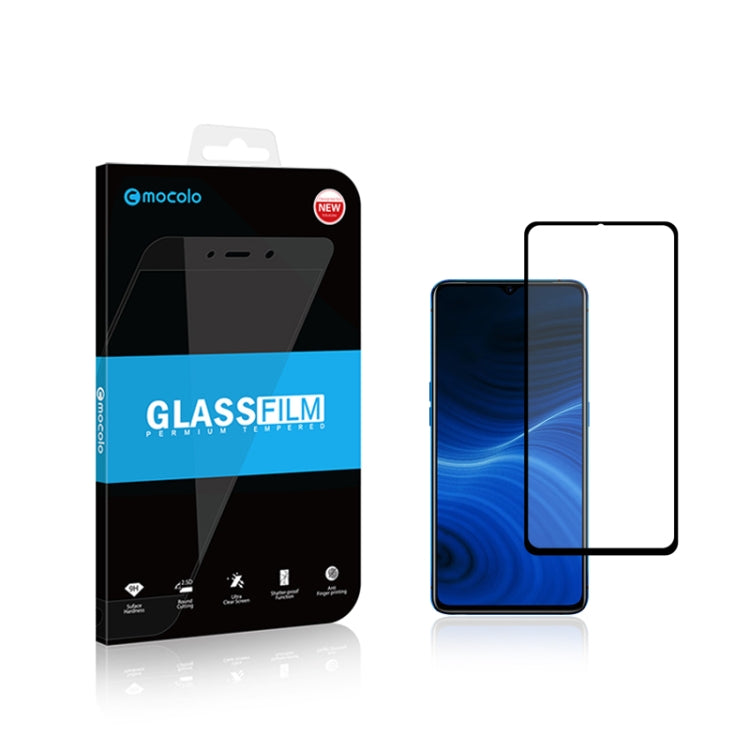 mocolo 0.33mm 9H 2.5D Full Glue Pellicola in vetro temperato, For Oppo Realme 6/ 6i/ 6 Pro, For Oppo A31