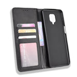 Per Xiaomi Redmi Note 9 Pro / Note 9s / Note 9 Pro Max Fibbia magnetica Retro Crazy Horse Texture Custodia in pelle a vibrazione orizzontale con supporto e slot per schede e cornice per foto, For Xiaomi Redmi Note 9 Pro
