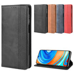 Per Xiaomi Redmi Note 9 Pro / Note 9s / Note 9 Pro Max Fibbia magnetica Retro Crazy Horse Texture Custodia in pelle a vibrazione orizzontale con supporto e slot per schede e cornice per foto, For Xiaomi Redmi Note 9 Pro