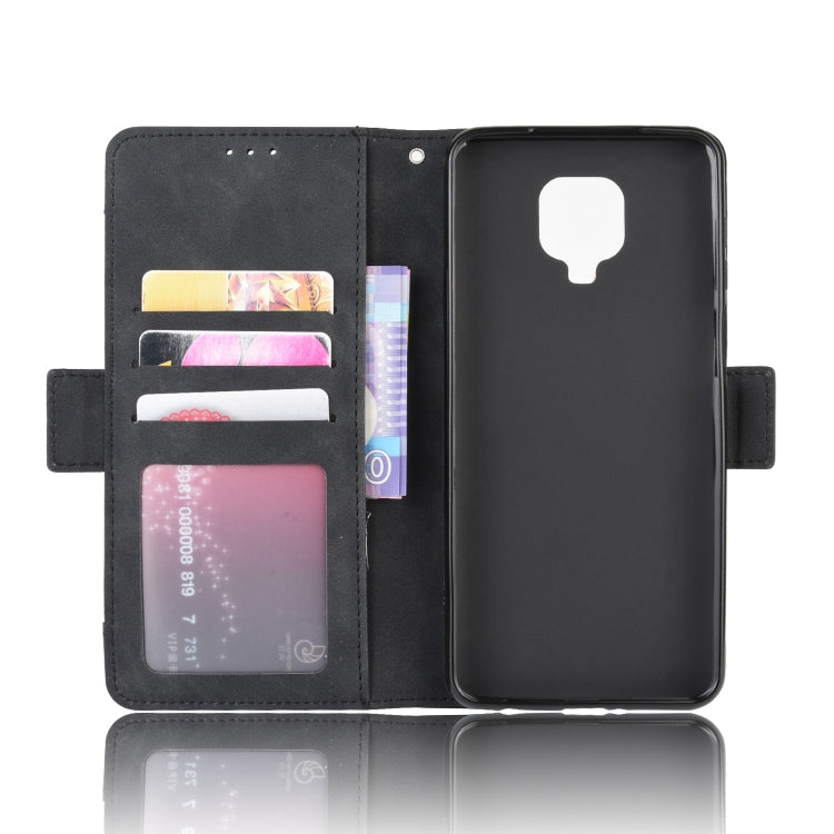 Per Xiaomi Redmi Note 9 Pro / Note 9s / Note 9 Pro Max Custodia in pelle con motivo a portafoglio stile pelle di vitello con slot per schede separato, For Redmi Note 9 Pro