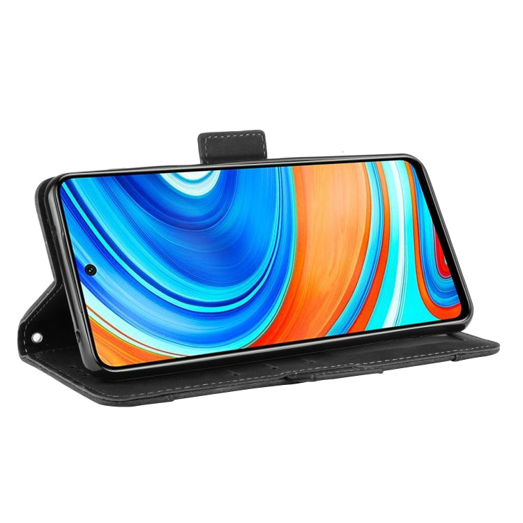 Per Xiaomi Redmi Note 9 Pro / Note 9s / Note 9 Pro Max Custodia in pelle con motivo a portafoglio stile pelle di vitello con slot per schede separato, For Redmi Note 9 Pro