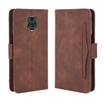 Per Xiaomi Redmi Note 9 Pro / Note 9s / Note 9 Pro Max Custodia in pelle con motivo a portafoglio stile pelle di vitello con slot per schede separato, For Redmi Note 9 Pro