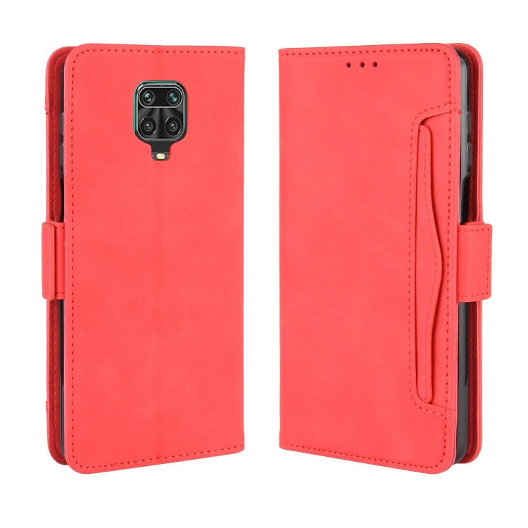 Per Xiaomi Redmi Note 9 Pro / Note 9s / Note 9 Pro Max Custodia in pelle con motivo a portafoglio stile pelle di vitello con slot per schede separato, For Redmi Note 9 Pro