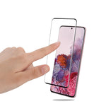 mocolo 0,33 mm 9H Pellicola in vetro temperato curvo a schermo intero 3D, supporto per sblocco delle impronte digitali, For Galaxy S20, For Galaxy S20+, For Galaxy S20 Ultra