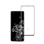 mocolo 0,33 mm 9H Pellicola in vetro temperato curvo a schermo intero 3D, supporto per sblocco delle impronte digitali, For Galaxy S20, For Galaxy S20+, For Galaxy S20 Ultra