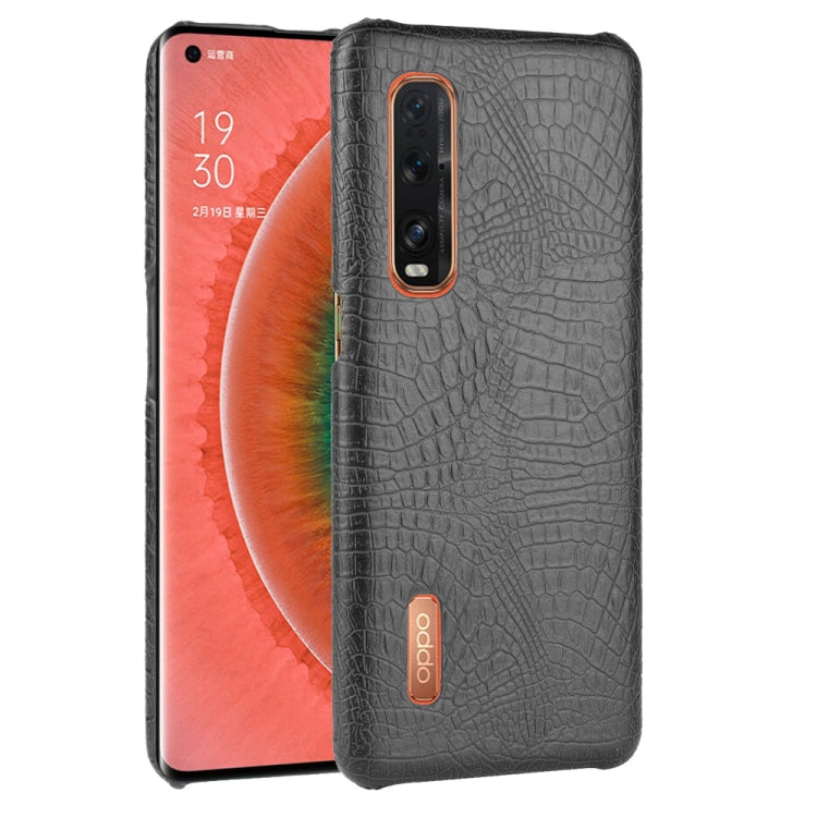 Per Oppo Find X2 Pro Custodia antiurto in coccodrillo Texture PC + PU, For OPPO Find X2 Pro