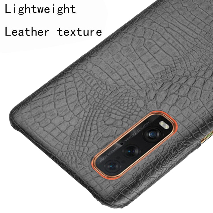 Per Oppo Find X2 Pro Custodia antiurto in coccodrillo Texture PC + PU, For OPPO Find X2 Pro