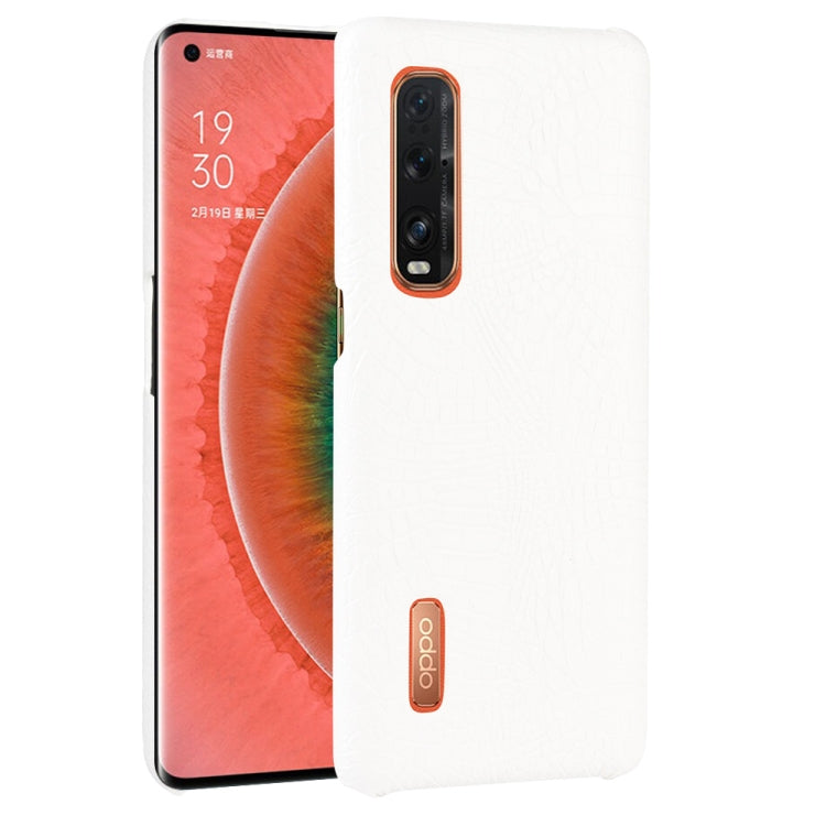 Per Oppo Find X2 Pro Custodia antiurto in coccodrillo Texture PC + PU, For OPPO Find X2 Pro