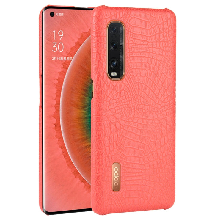 Per Oppo Find X2 Pro Custodia antiurto in coccodrillo Texture PC + PU, For OPPO Find X2 Pro