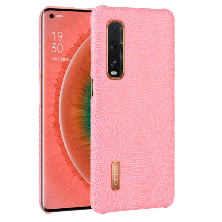 Per Oppo Find X2 Pro Custodia antiurto in coccodrillo Texture PC + PU, For OPPO Find X2 Pro