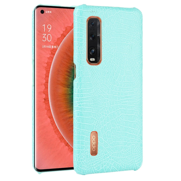 Per Oppo Find X2 Pro Custodia antiurto in coccodrillo Texture PC + PU, For OPPO Find X2 Pro