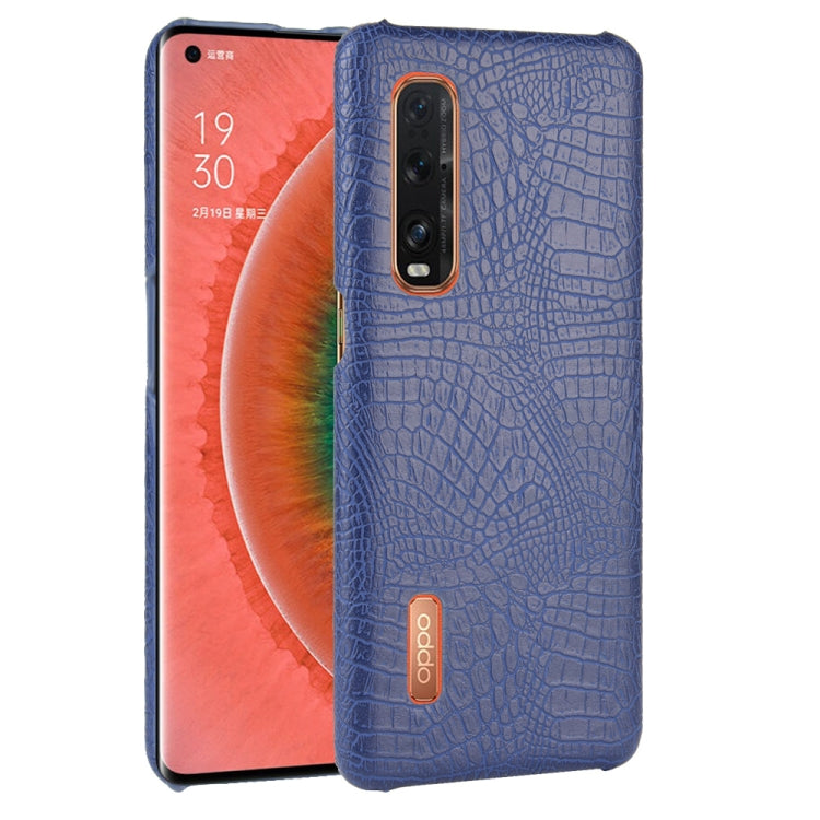 Per Oppo Find X2 Pro Custodia antiurto in coccodrillo Texture PC + PU, For OPPO Find X2 Pro