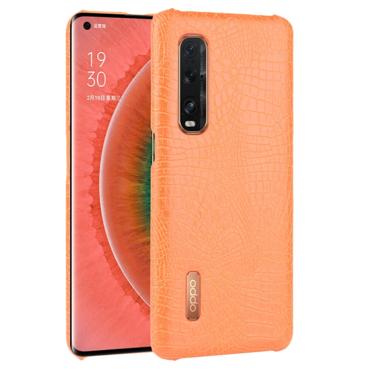 Per Oppo Find X2 Pro Custodia antiurto in coccodrillo Texture PC + PU, For OPPO Find X2 Pro