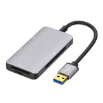 HUB USB 3.0 Onten 8107 con lettore di schede CF SD TF, 8107