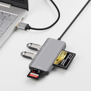 HUB USB 3.0 Onten 8107 con lettore di schede CF SD TF, 8107