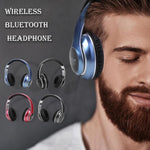 VJ033 Aggiornamento multifunzione Auricolare Bluetooth 5.0 Auricolare radio FM con microfono LED wireless stereo