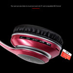 VJ033 Aggiornamento multifunzione Auricolare Bluetooth 5.0 Auricolare radio FM con microfono LED wireless stereo