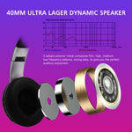 VJ033 Aggiornamento multifunzione Auricolare Bluetooth 5.0 Auricolare radio FM con microfono LED wireless stereo