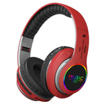 VJ033 Aggiornamento multifunzione Auricolare Bluetooth 5.0 Auricolare radio FM con microfono LED wireless stereo