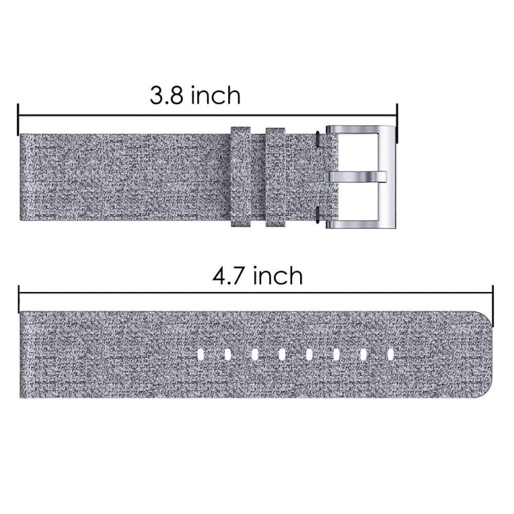 Per Huami 1 / Huami 2 / Ticwatch1 / Ticwatch Pro / Samsung Galaxy Watch 46mm / Samsung S3 / Huawei Watch2 Pro / Huawei GT / Cinturino in tela di nylon Huawei Glory Magic