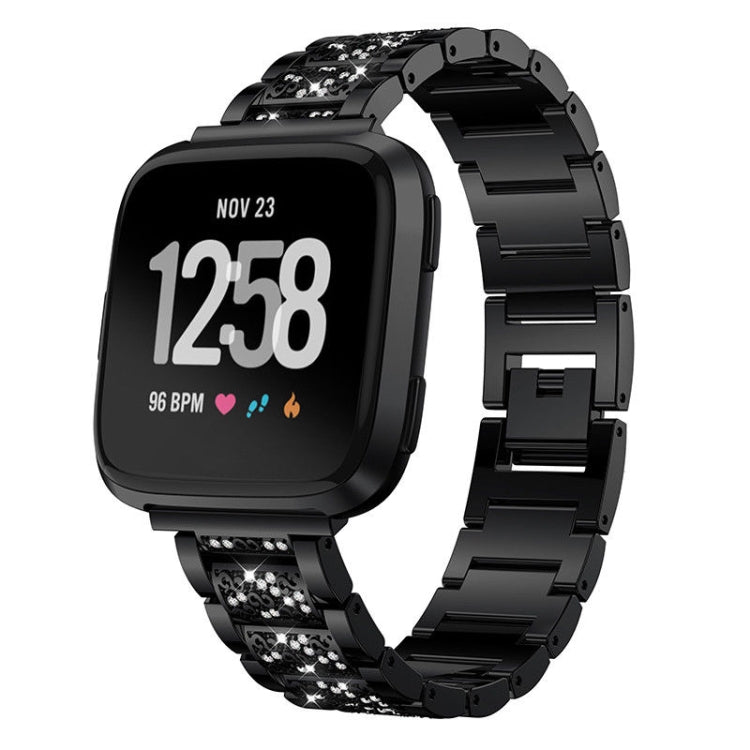 Per Huami 1/Huami 2/Ticwatch1/Ticwatch Pro/Samsung Galaxy Watch 46mm/Samsung S3/Huawei Watch2 Pro/Huawei GT/Huawei Glory Magic Full Diamond Modelli con inserto in metallo Cinturino universale da 22 mm, Black, Silver, Gold, Rose Gold