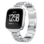 Per Huami 1/Huami 2/Ticwatch1/Ticwatch Pro/Samsung Galaxy Watch 46mm/Samsung S3/Huawei Watch2 Pro/Huawei GT/Huawei Glory Magic Full Diamond Modelli con inserto in metallo Cinturino universale da 22 mm, Black, Silver, Gold, Rose Gold