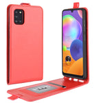 Per Galaxy A31 R64 Texture Custodia protettiva in pelle a vibrazione verticale singola con slot per schede e cornice per foto, For Galaxy A31