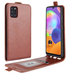 Per Galaxy A31 R64 Texture Custodia protettiva in pelle a vibrazione verticale singola con slot per schede e cornice per foto, For Galaxy A31