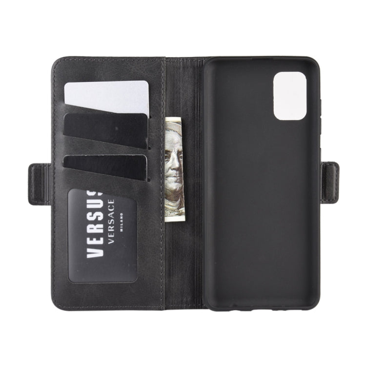Per Galaxy A31 Custodia in pelle a vibrazione orizzontale con fibbia magnetica a doppio lato con supporto, slot per schede e portafoglio, For Galaxy A31