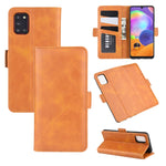 Per Galaxy A31 Custodia in pelle a vibrazione orizzontale con fibbia magnetica a doppio lato con supporto, slot per schede e portafoglio, For Galaxy A31