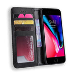 Per iPhone SE (2020) Custodia in pelle a vibrazione orizzontale con struttura retrò Crazy Horse con fibbia magnetica, con supporto e slot per schede e cornice per foto, For iPhone SE 2022 / SE 2020