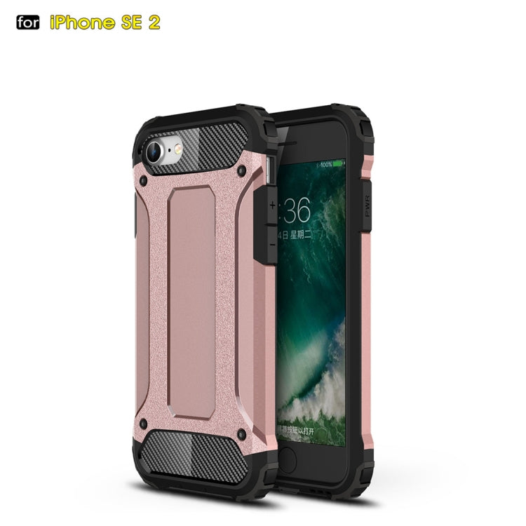 Per iPhone SE 2020 Custodia combinata Magic Armor TPU + PC