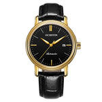 Ochstin 2024 Orologio meccanico automatico da uomo Calendario impermeabile Orologio da uomo meccanico da lavoro in pelle