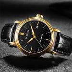 Ochstin 2024 Orologio meccanico automatico da uomo Calendario impermeabile Orologio da uomo meccanico da lavoro in pelle